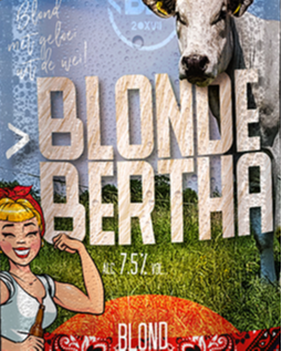 Blonde Bertha speciaalbier logo Blonde Bertha speciaalbier logo